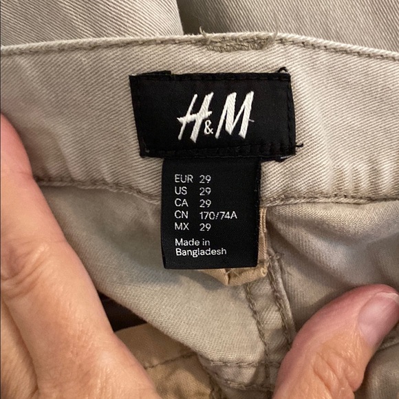 H&M Beige denim men’s pants - Picture 2 of 4
